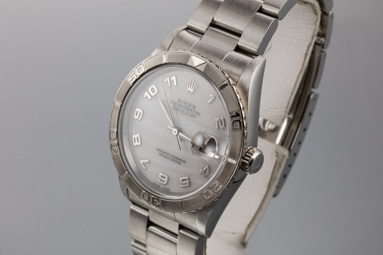 2002 Rolex DateJust Turn-O-Graph "Thunderbird" with Mother of Pearl Arabic Dial