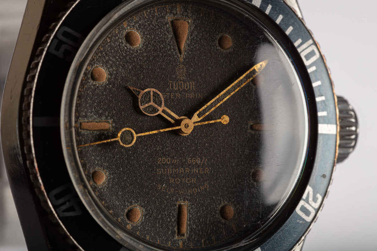 HQ Milton - 1958 Tudor Big Crown Submariner 7924 Gilt Dial
