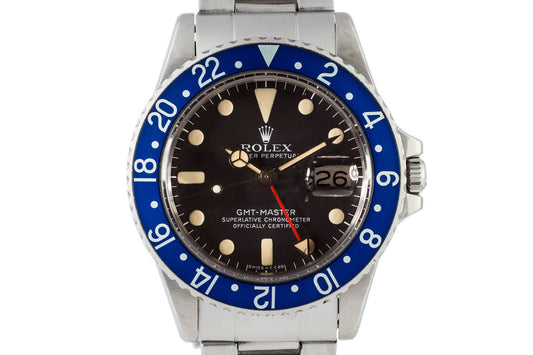 1978 Rolex GMT 1675 Blueberry