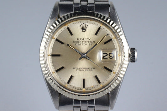 1971 Rolex DateJust 1601 Silver Dial