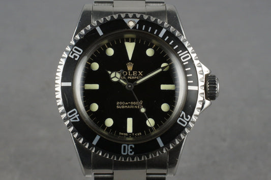 1966 Rolex Submariner 5513 with Glossy Gilt Dial