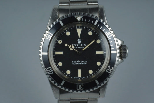 1970 Rolex Submariner 5513 with Serif Dial
