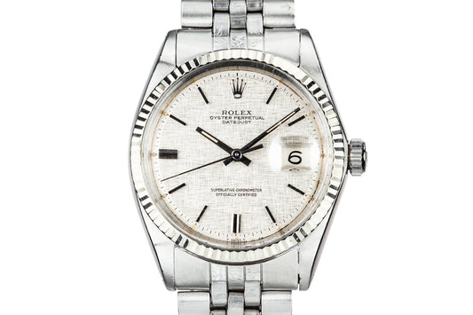 1970 Rolex DateJust 1601 Linen Dial