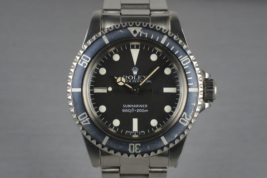 1982 Rolex Submariner 5513 Mark IV