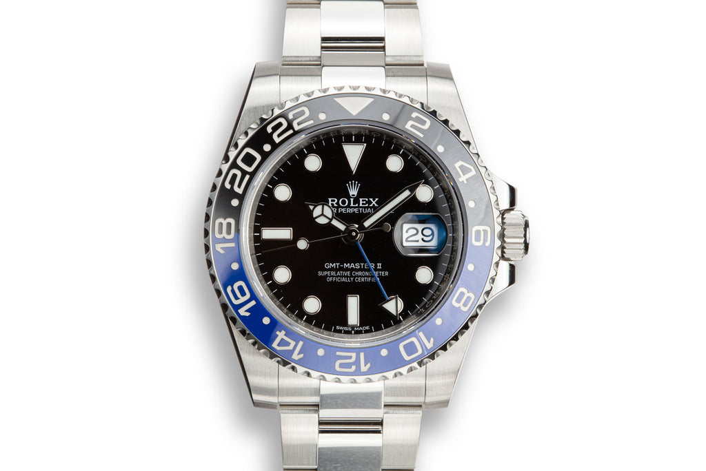 2016 Rolex GMT-Master II 116710 BLNR "Batman" with Box and Papers