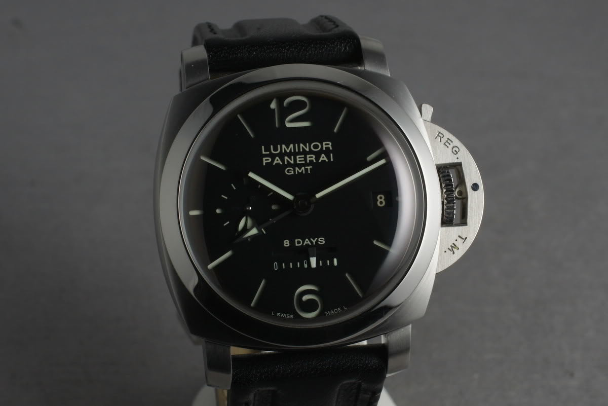 HQ Milton Panerai PAM 233 1950 GMT 8 Days Inventory 2401 For Sale