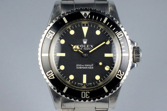 1966 Rolex Submariner 5513 Meters First Dial