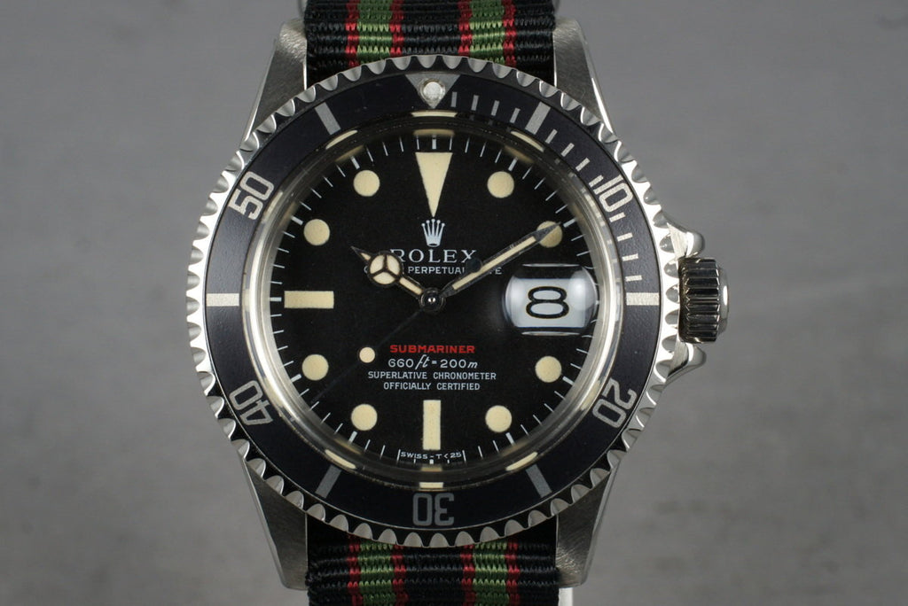 1970 Rolex Red Submariner 1680 Mark IV with RSC papers