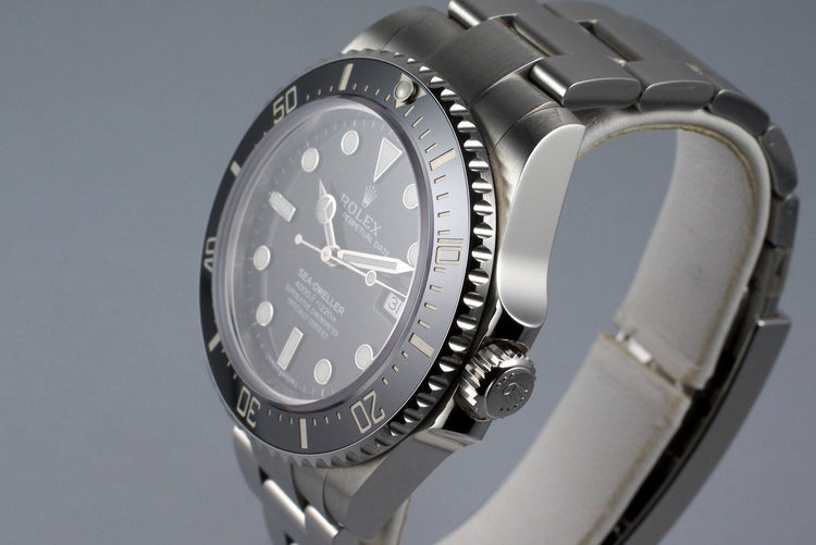 2015 Rolex Ceramic Sea Dweller 116600 with Box and Papers
