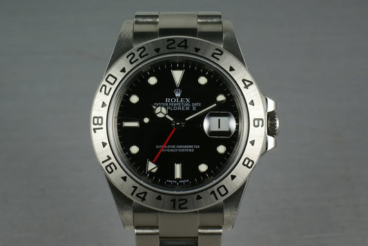 Rolex Explorer II 16570 with Box and Papers