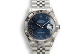 1997 Rolex DateJust "Thunderbird" 16264 Blue No Lume Roman Numeral Dial with Box