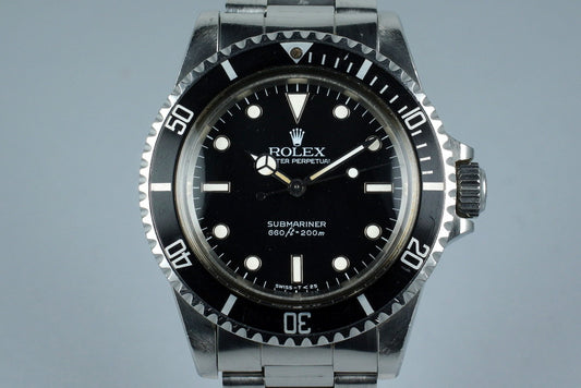 1985 Rolex Submariner 5513 with Spider Dial