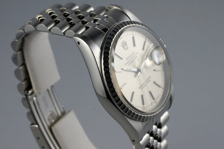 1988 Rolex DateJust 16220 with Box and Japanese Papers
