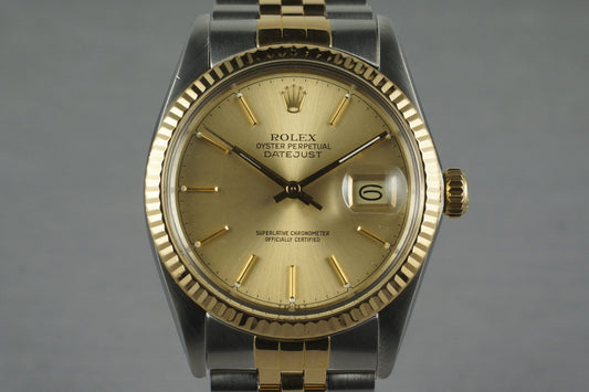 1987 Rolex Two Tone DateJust 16013