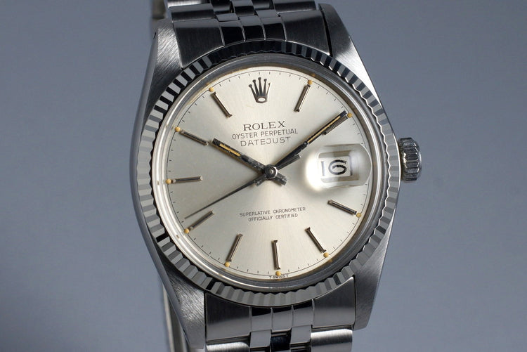 1979 Rolex DateJust 16014 Silver Dial