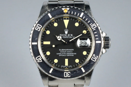 1981 Rolex Submariner 16800