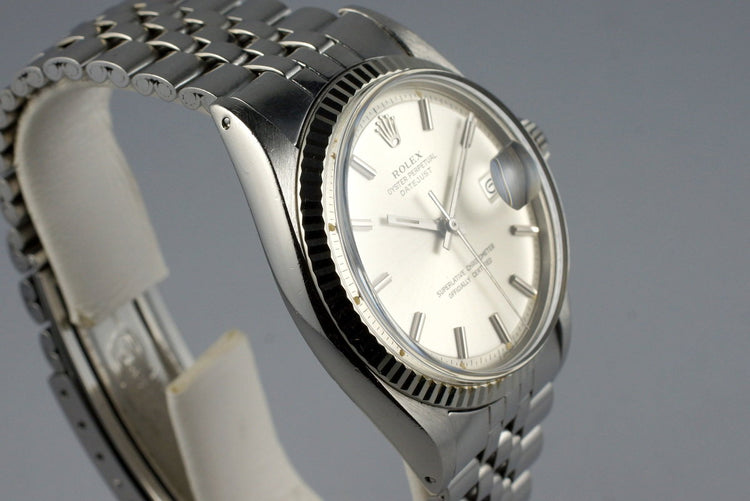 1972 Rolex Datejust 1601 Silver Dial