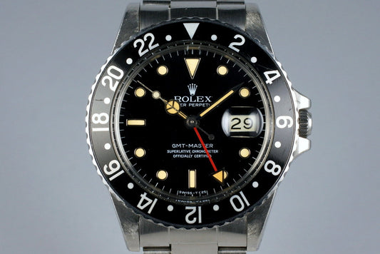 1982 Rolex GMT 16750 UNPOLISHED