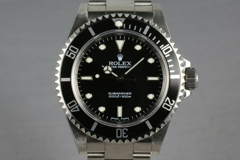 Rolex Submariner 14060 Z serial with box and Papers