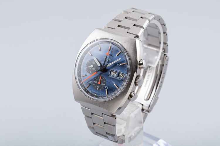 Heuer Cortina with Blue Dial