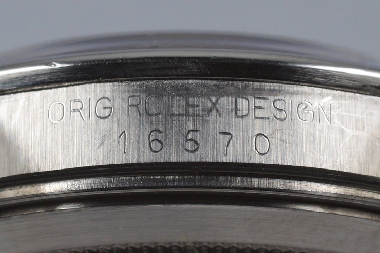 1991 Rolex Explorer II 16570 White Dial