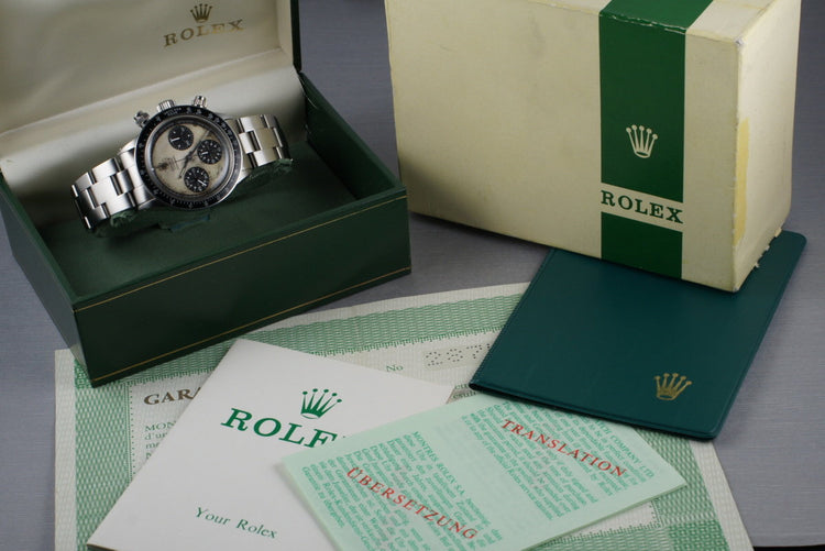 1970 Rolex Daytona 6263 Paul Newman with Box and Papers