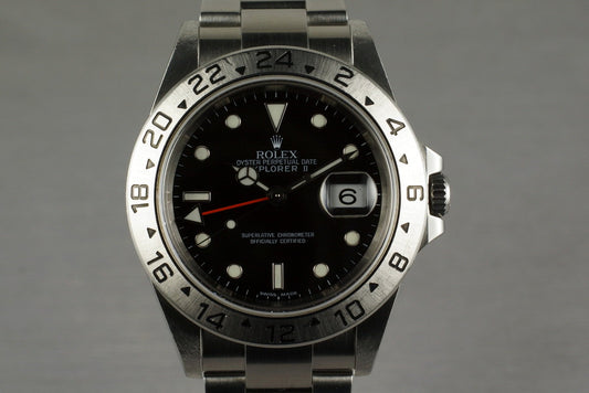 2006 Rolex Explorer II 16570 with 3186 Movement and Box and Papers