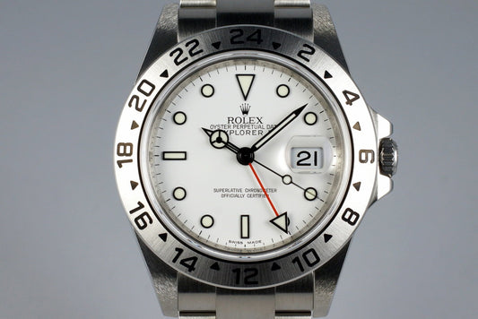 2009 Rolex Explorer II 16570 Box and Papers with 3186 Movement