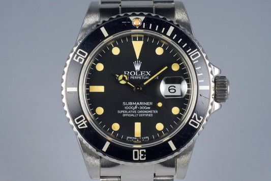 1983 Rolex Submariner 16800 with RSC Papers