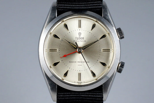 1964 Tudor Advisor 7926 Silver UNDERLINE Dial with Service Papers