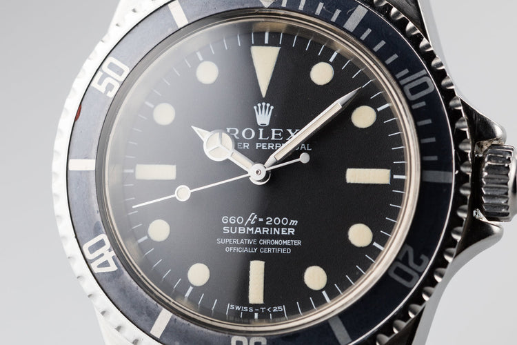 1972 Rolex Submariner 5512 with Kissing 40 Insert