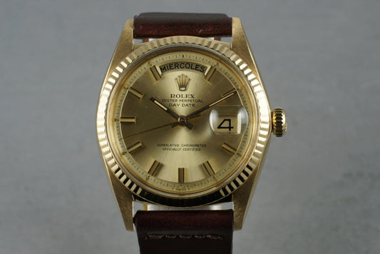 1966 Rolex 18K YG President 1803 “Fat Boy”