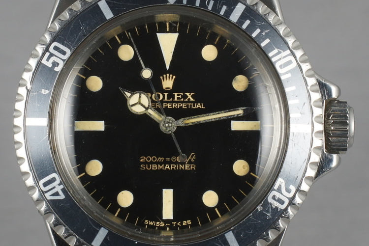 Rolex Submariner 5513 with Bart Simpson GILT Dial