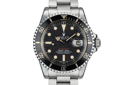 1971 Rolex Red Submariner 1680 with Mk V Dial