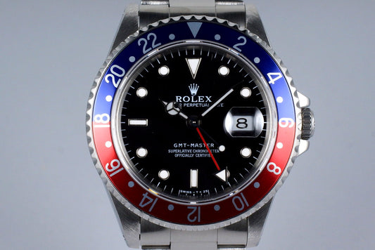 1996 Rolex GMT 16700 with Box and Papers
