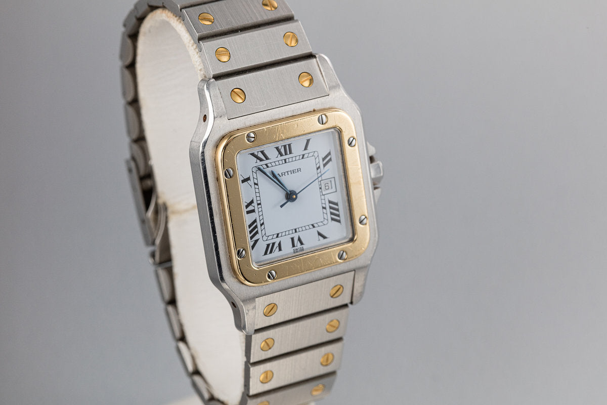 1987 Cartier Two Tone Santos Les Must De Cartier W20011C4 with Papers