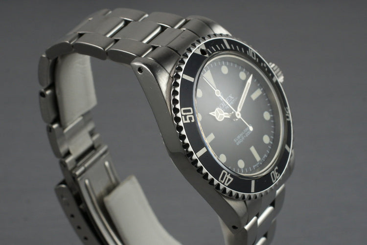 1983 Rolex Submariner 5513 with Mark V Maxi Dial