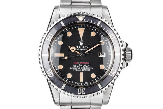 1972 Rolex Red Submariner 1680 with MK V Dial