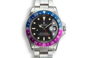 1967 Rolex GMT-Master 1675 Fuchsia with Box and Papers