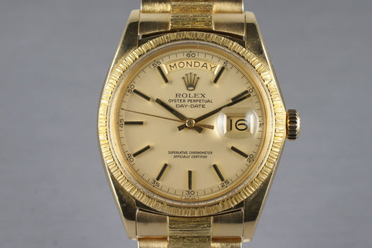 1970 Rolex YG Bark Day-Date 1807