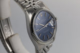 1974 Rolex DateJust 1601 Blue Dial