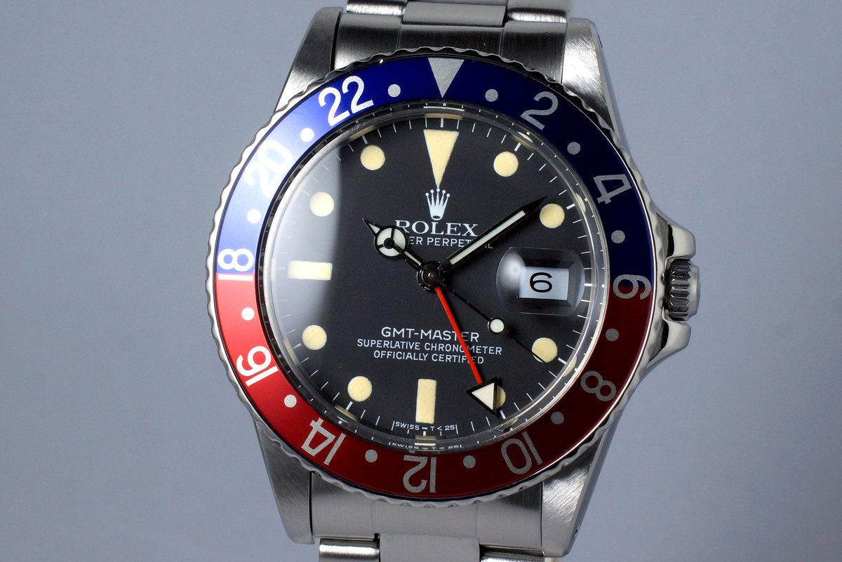 HQ Milton - 1981 Rolex GMT 16750 with Service Dial, Inventory #6490, For  Sale