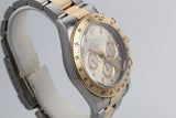 1993 Rolex Two Tone Daytona 16523 with Silver Dial