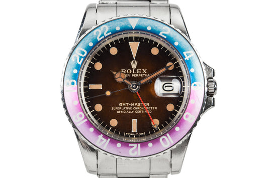 1965 Rolex GMT-Master 1675 with Tropical Gilt Dial