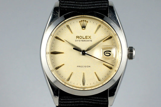 1960 Rolex OysterDate 6694 Cream Dial