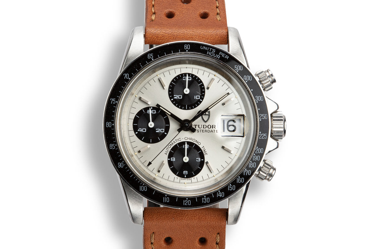 HQ Milton 1984 Tudor Chronograph Big Block 94200 Silver Dial