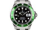 2003 Rolex Green Submariner 16610LV with MK I Maxi Dial