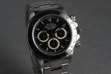 Rolex SS Zenith Daytona 16520 Box and Papers with Black Dial