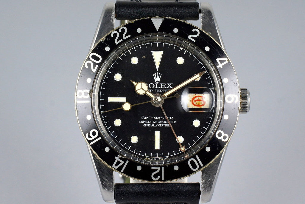 HQ Milton - 1957 Rolex GMT 6542 Matte Chapter Ring Service Dial, Inventory # 6554, For Sale