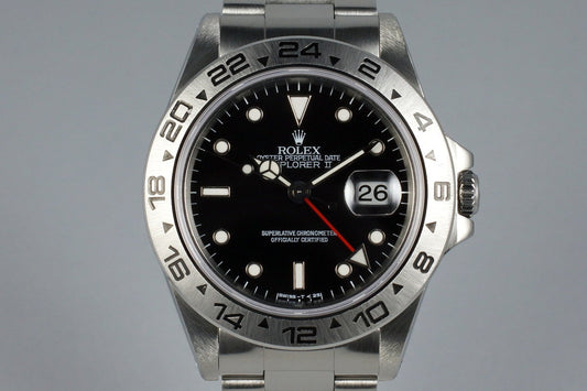 1995 Rolex Explorer II 16570 Black Dial